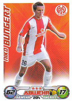 Niko Bungert 1. FSV Mainz 05 2009/10 Topps MA Bundesliga #204